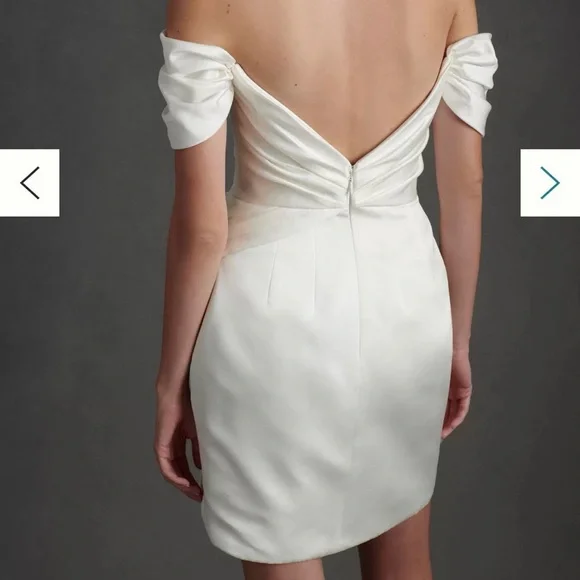 W Too by Watters Marlina Wedding Mini dress size 6 - Picture 2 of 9